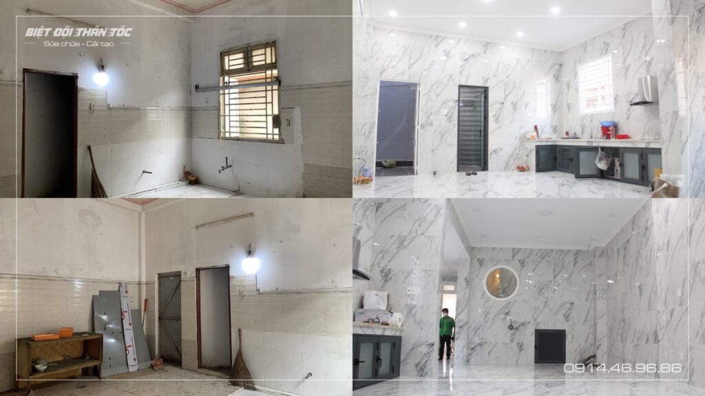 Dịch vụ sơn sửa phòng bếp